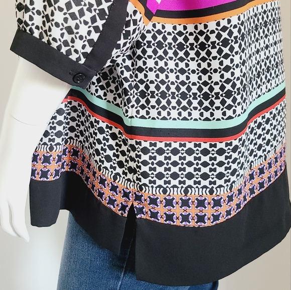 XL NYDJ Pintuck  3/4 Sleeve Blouse - Picture 7 of 11